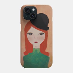 The lady with the hat Phone Case