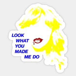 Made You Look (by Meghan Trainor) Sticker for Sale by MsGraphicaIllus