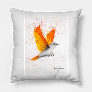 Citrus Season Bird Pillow