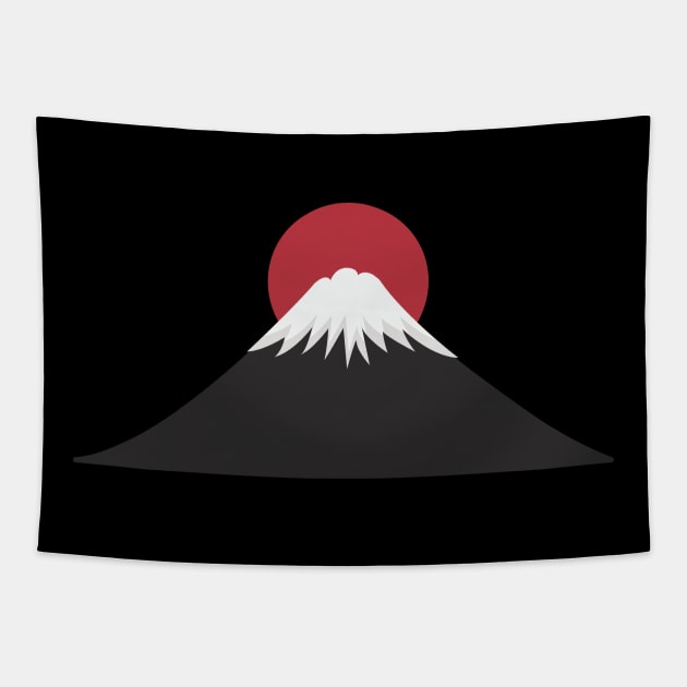 Japanese Mountain Tapestry by Fredonfire