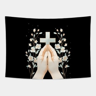 Good Friday heal with beautiful flower Tapestry