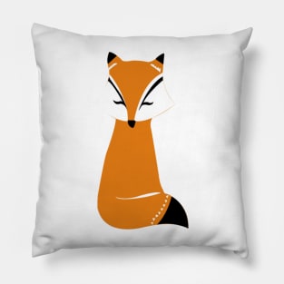 Fox Pattern Pillow