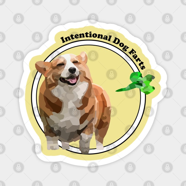 Intentional Dog Farts Magnet by Harston Morgan Designs