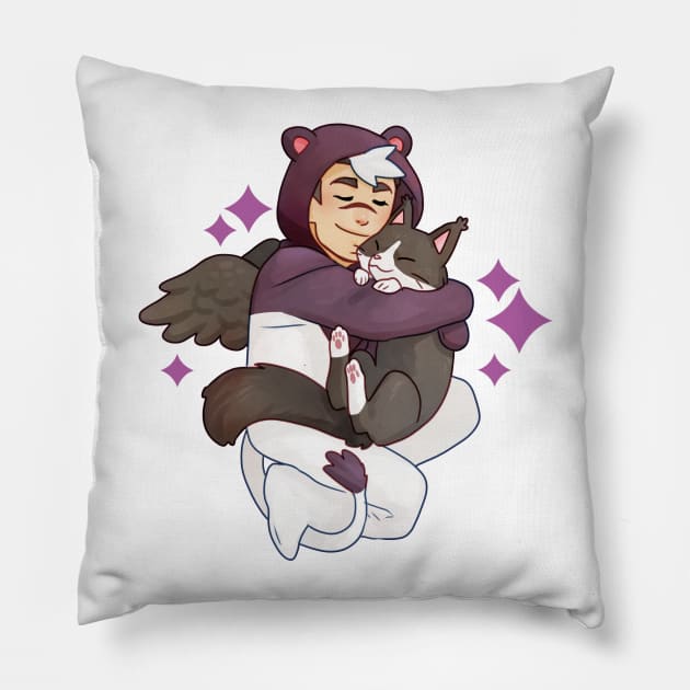 Shiro PJ's Pillow by kickingshoes