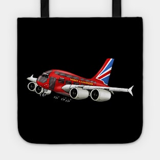 Airbus A380 With UK Flag Tote