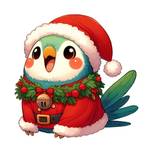 Christmas Parrot Santa T-Shirt