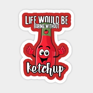 Ketchup Tomato Character Magnet