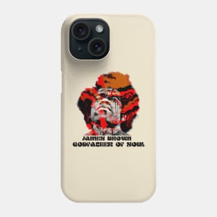 James brown godfather of soul graphic Phone Case