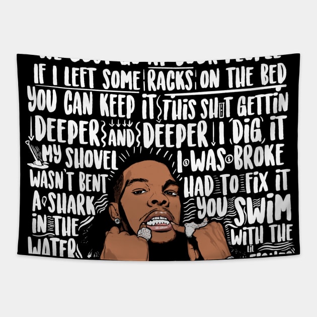 Lil Lyric Baby Lil Baby Tapestry TeePublic
