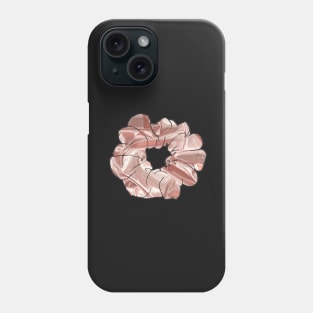 Pink Satin Scrunchie Phone Case