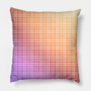 Soft pastel plaid pattern Pillow