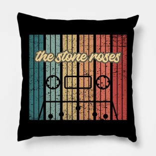 the stone roses cassette retro vintage Pillow