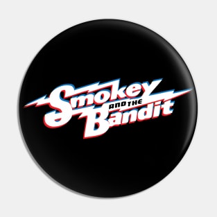 Smokey And The Bandit Glitch Design Pin