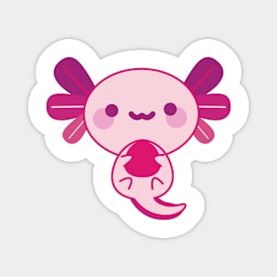 cute axolotl Magnet