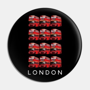 The Legendary Big London Double Decker Routemaster Buses MotorManiac Pin