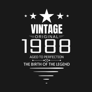 Vintage 1988 - Birthday Gift T-Shirt