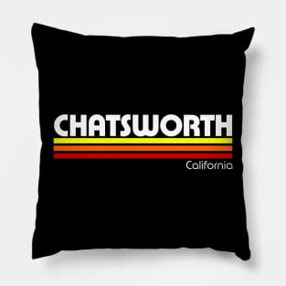 Retro Chatsworth California Pillow