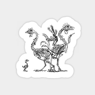 Zombie Chicken Magnet