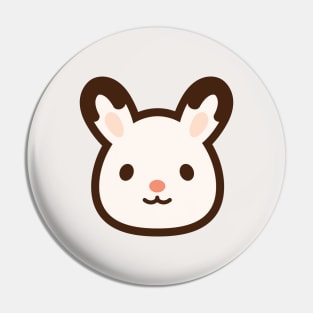 White rabbit Pin