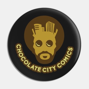 Chocolate City Comics Logo 1 Pin