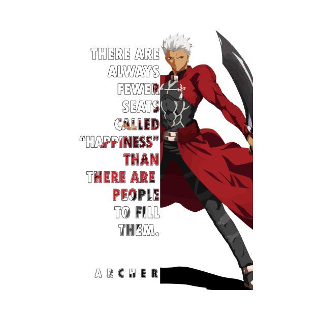 Archer Fate Quote by bipin_illustrations