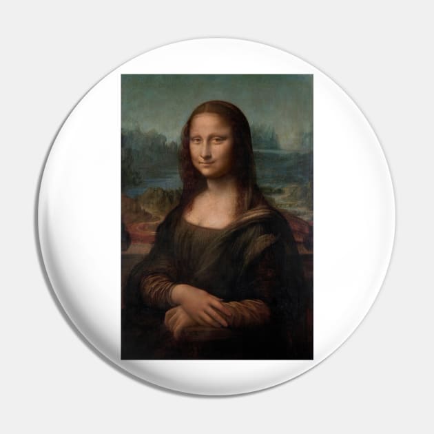 Leonardo da Vinci's (1503–1506) Portrait of Mona Lisa del Giocondo Pin by dailycreativo