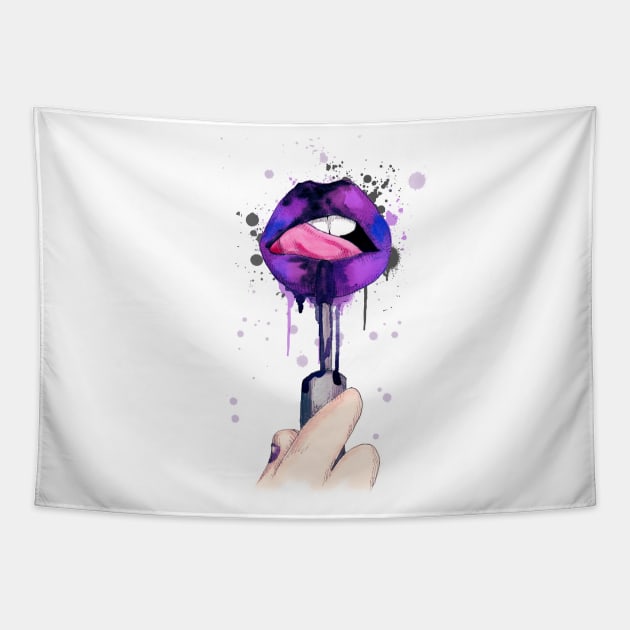 Lick It Up Tapestry by LVBart