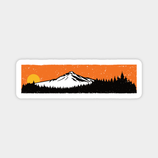 Mount Hood Sunset Magnet