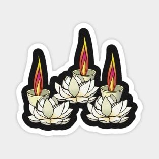 White Lotus & Deepas Diwali Magnet