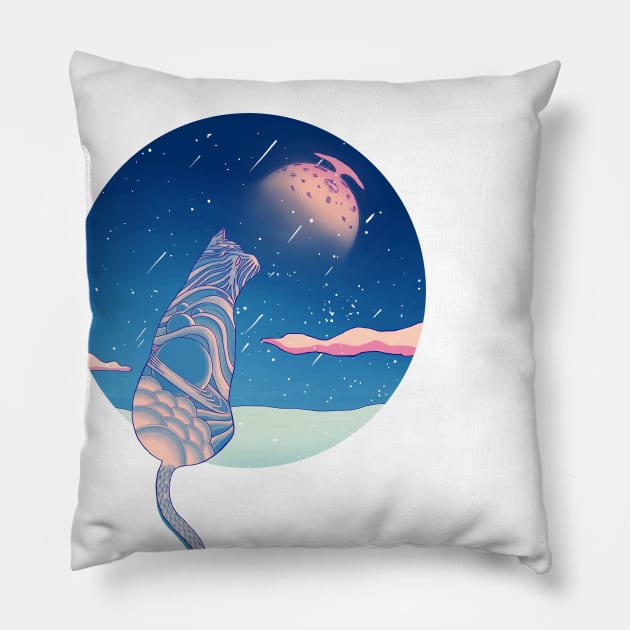 Orion Cat Pillow by Ionfox