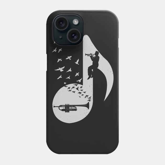 Musical note - Trumpet Phone Case by barmalisiRTB