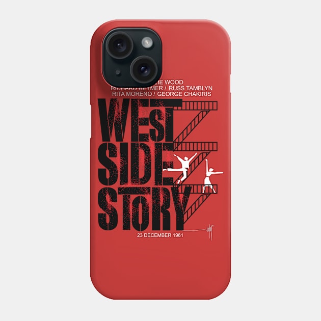 West Side Story T-shirt version Phone Case by Jun Pagano