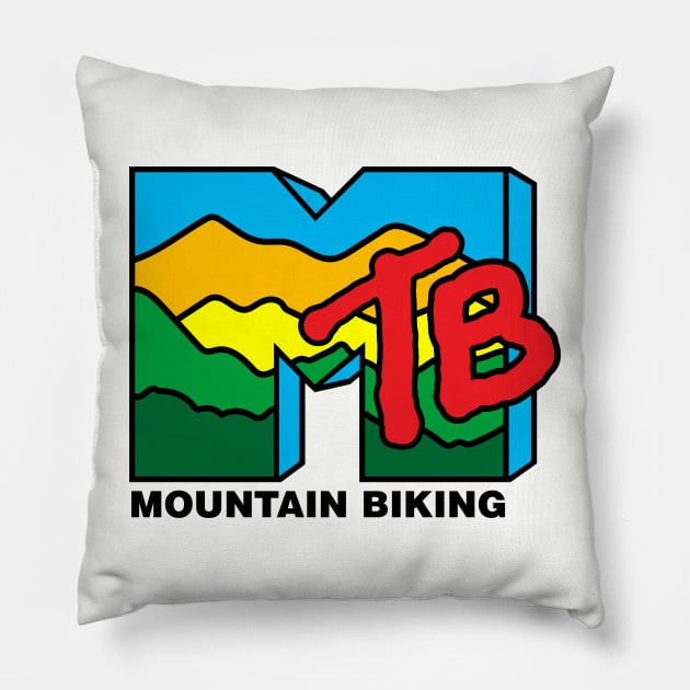 I Want My MTB Pillow by rossawesome