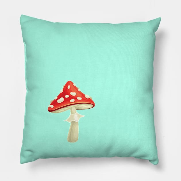 Mushroom Master Fly Agaric Pillow by Mushroom Master