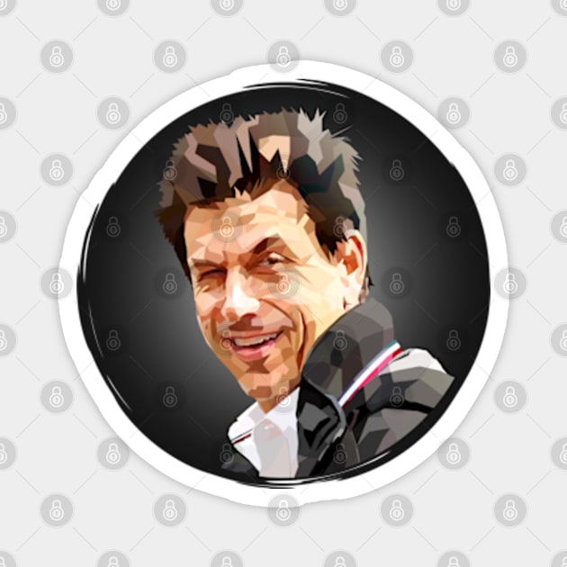 F1 Toto Wolff Magnet by Worldengine