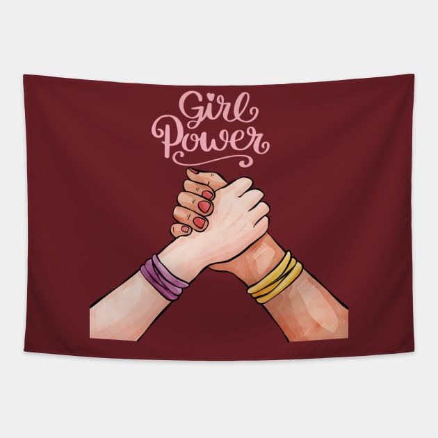 Girl Power Tapestry by Mako Design 