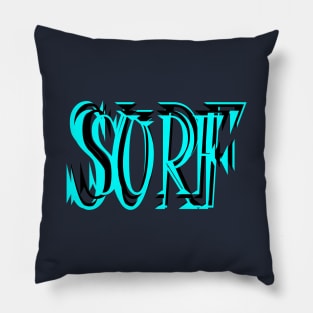 SURF CYAN Pillow