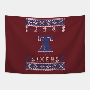 Ugly Sixers Xmas (red) Tapestry