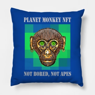 Planet Monkey NFT Not Bored Apes Pillow