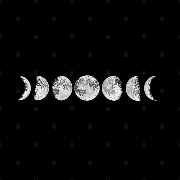 Lunar Phases by jleonardart