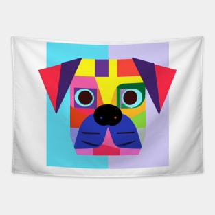 Pop Art Pug Dog Owner Vintage Funny Retro Pug Tapestry