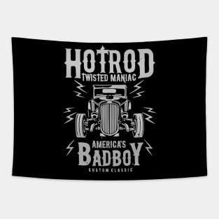 Hotroad Twisted Maniac America's Badboy Custom Classic Tapestry