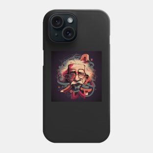 Albert Einstein E=mc2 design, Phone Case