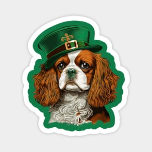 King Spaniel St. Patrick's Day Magnet