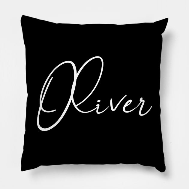 Oliver name Pillow by ryspayevkaisar