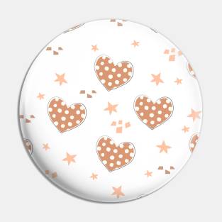 Heart Pattern Pin