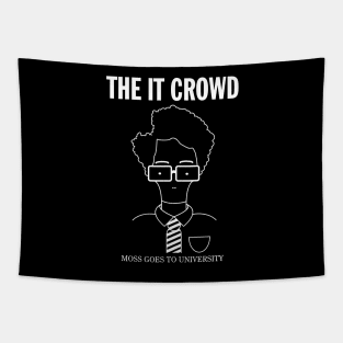 The IT Crowd: Moss Goes To University (dark) Tapestry