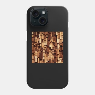 Wood pattern, model 15 Phone Case