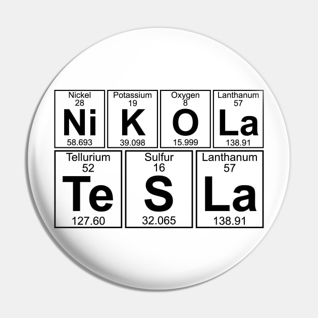 Ni-K-O-La Te-S-La (Nikola Tesla) Pin by Donald Hugens