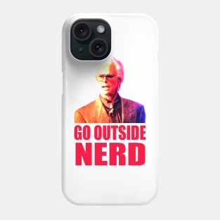 go outside nerd Phone Case